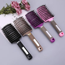 将图片加载到图库查看器，Detangler Bristle Nylon Hairbrush zhengmingsm
